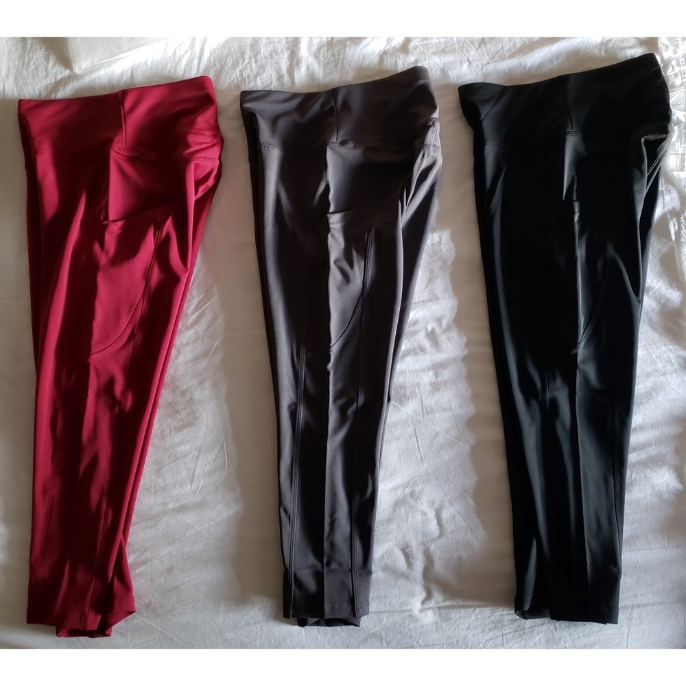 Cropped High Waisted Leggings with Pockets | NEW